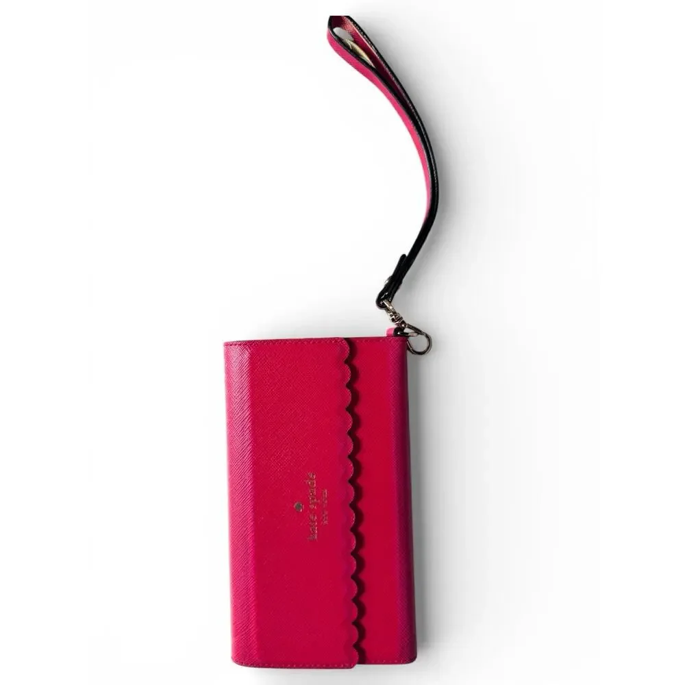 Kate Spade Live Colorfully Cell Phone‎ Case Wristlet Wallet Red